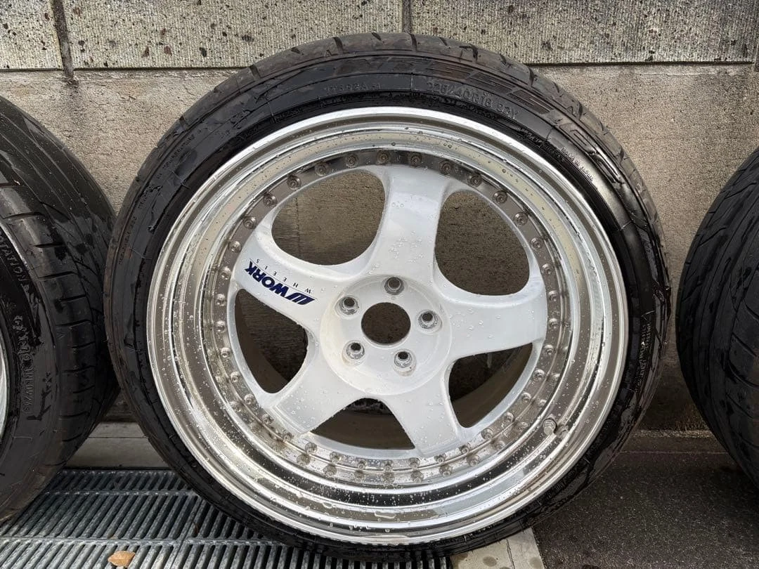 JDM WORK Meister S1 3P 4wheels no tire 18x9.5+37 5x100 Odisc - Image 3