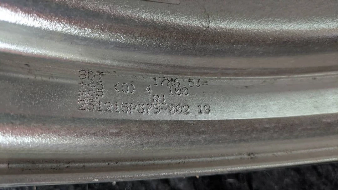 JDM WORK 17 Aluminum Wheel Set PCD 4-100 No Tires - Image 2