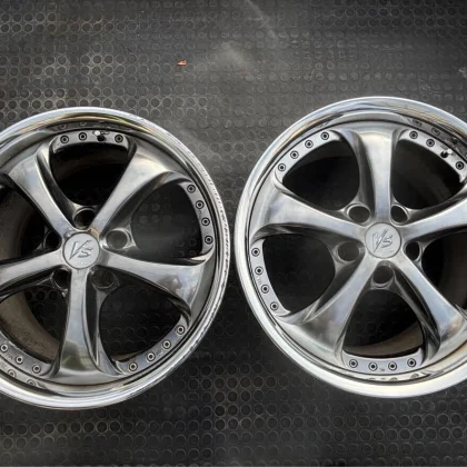 JDM WORK VS-KF black bar 18114.3 5-hole 8.5j +40 R disc 2Book VS KF No Tires