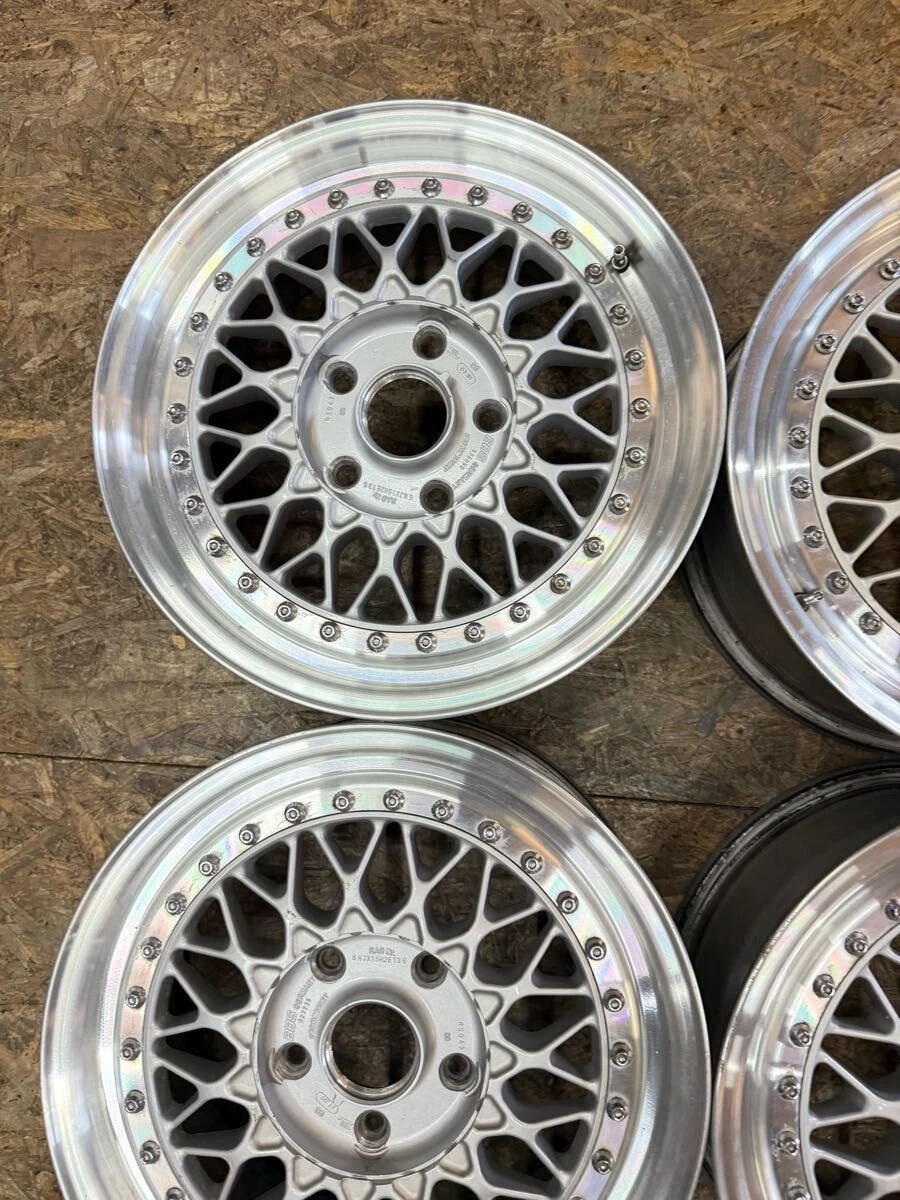 JDM Rare BBS RS 043 156.5J+36 PCD114.3 5-lug 5H Out of Production Whee No Tires - Image 3