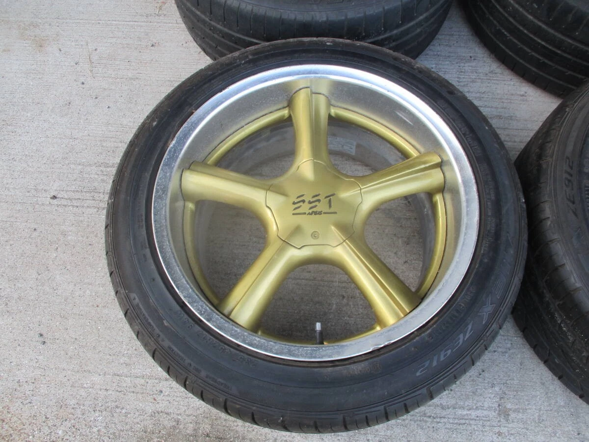 JDM Deep rim Enkei SST 17-inch 114.3 5-lug 8JJ 9JJ OFF +38 RX7 Silvia No Tires - Image 2