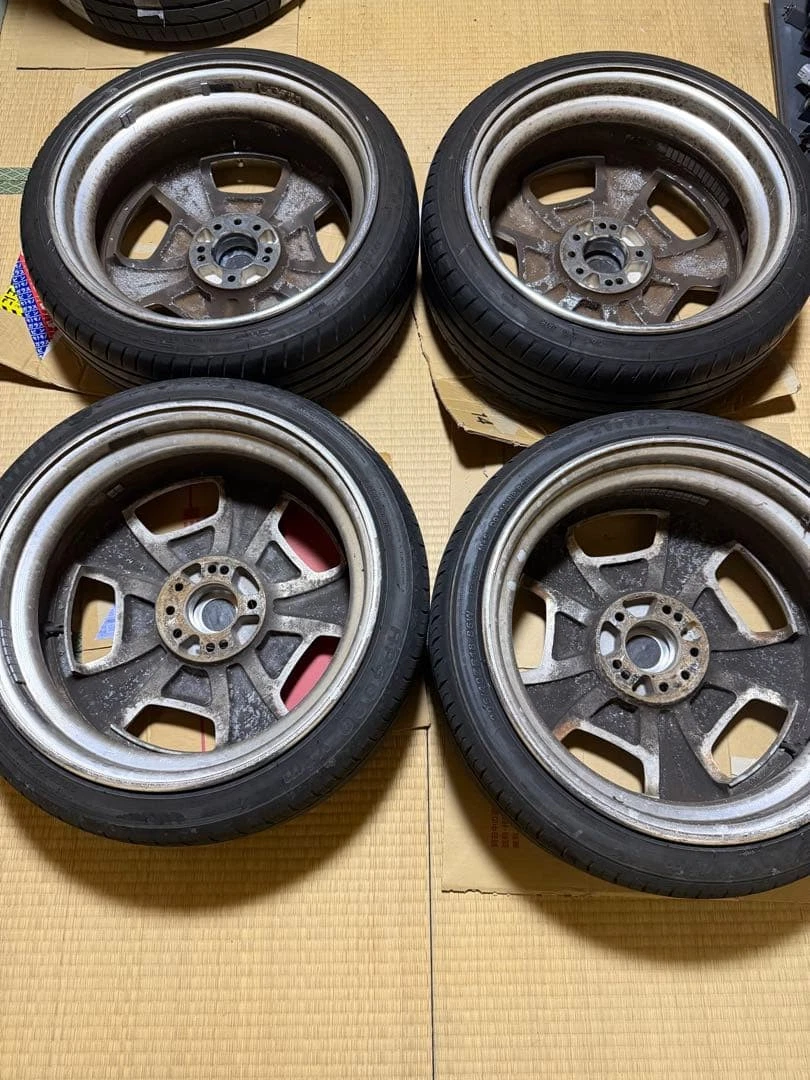 JDM Work Euroline 4Book set with tire tread No Tires - Image 6