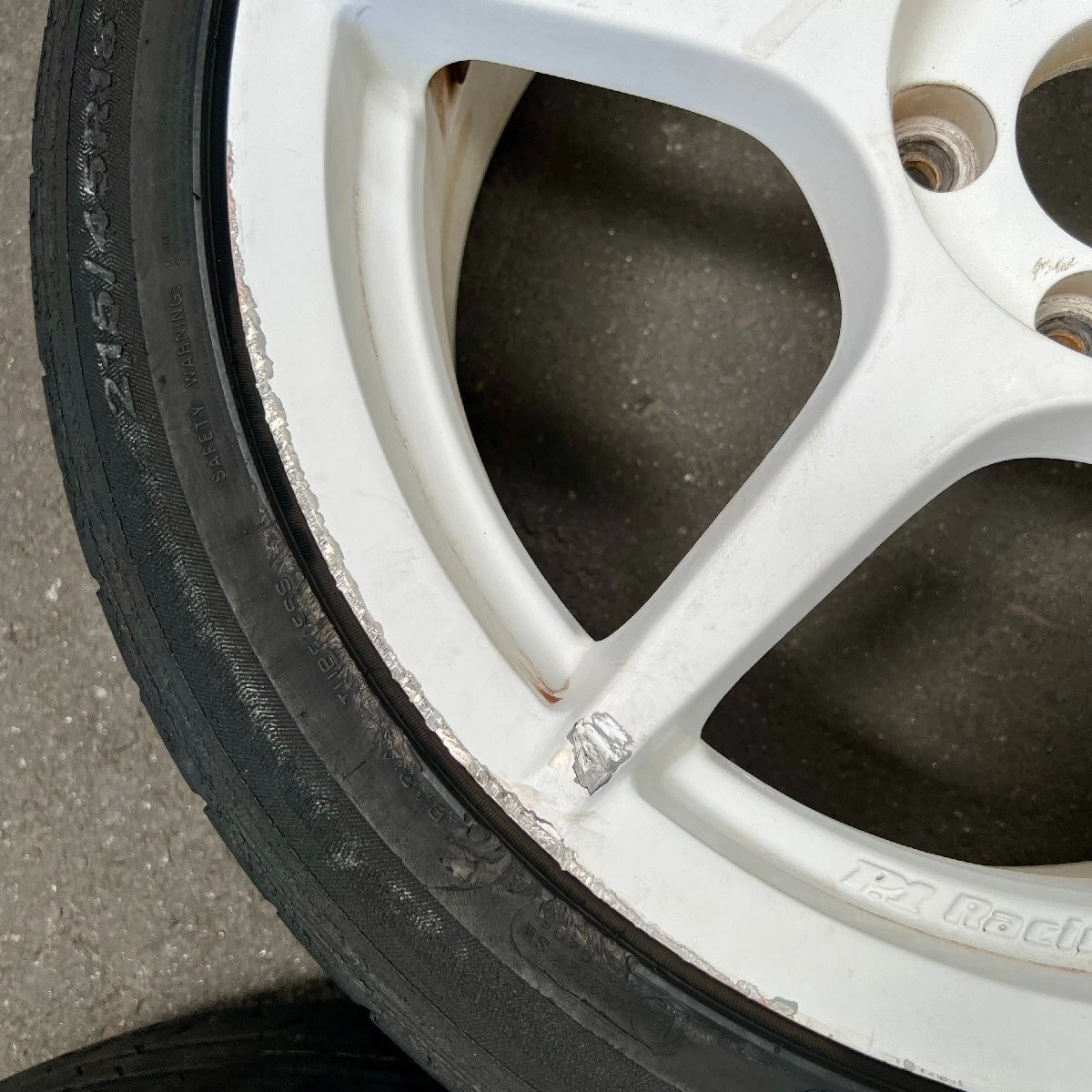 JDM Aftermarket wheels with tires: P1 RACING bar D-Club P1 Racing repa No Tires - Image 8