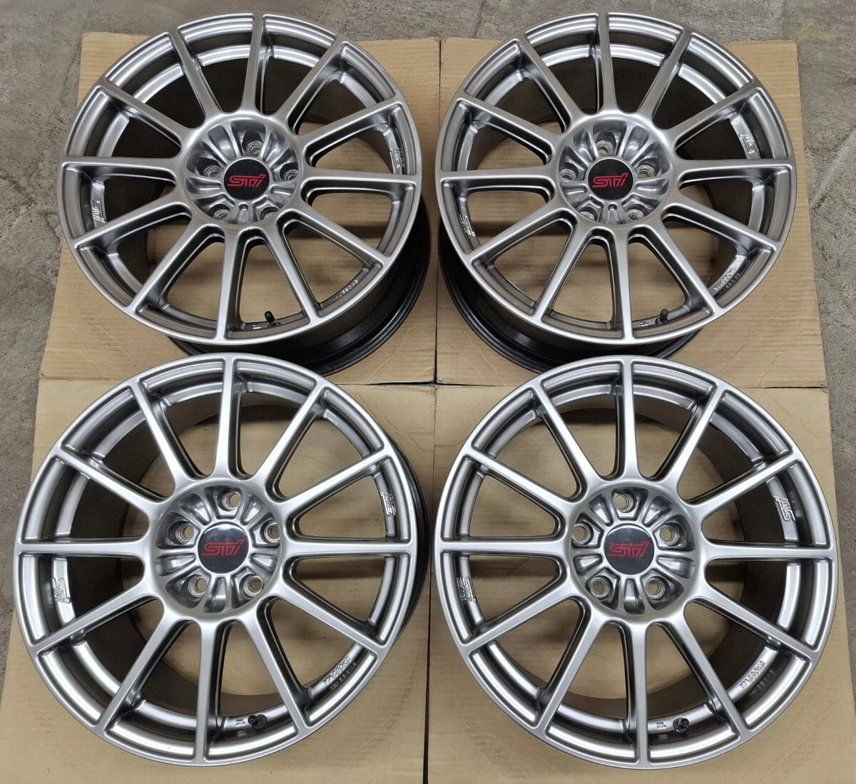 JDM Superb Condition Subaru Impreza WRX STI Spec C TypeRA Genuine 17 W No Tires