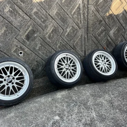 JDM BBS LM 118 119 19 set 4Book offset 38 40 No Tires