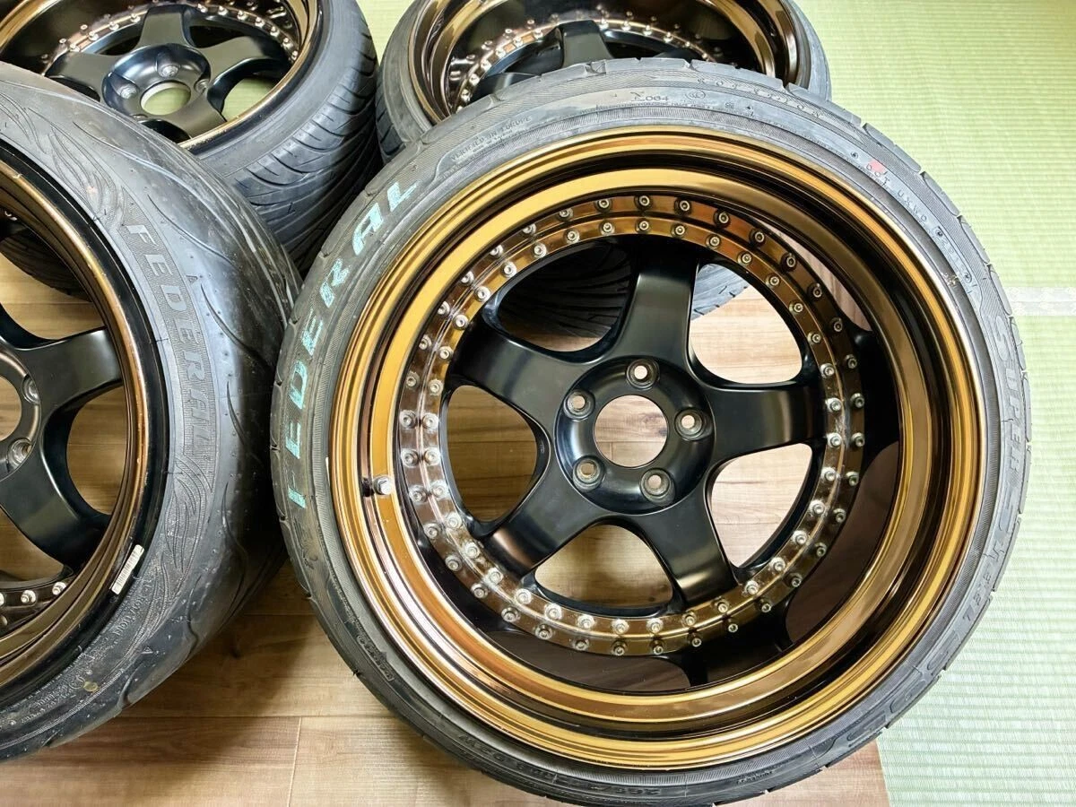 JDM WORK Meister S1 1810J 12J Fairlady Z Z33 Z34 Skyline GTR BNR34 R35 No Tires - Image 2
