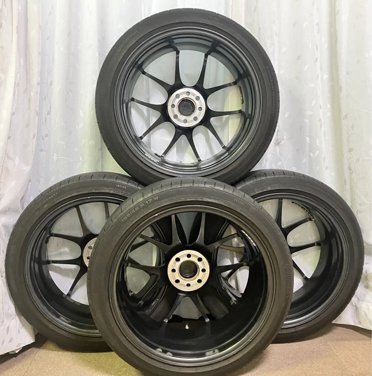 JDM Premium BBS Ultra-Lightweight Forged BBS RF500 17-inch Wheels with No Tires - Image 6