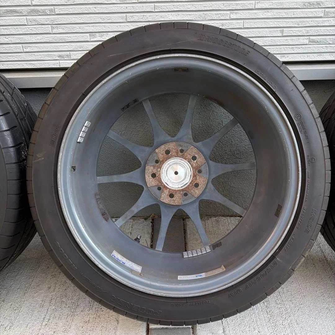 JDM Potenza RAYS CE28NF tires 5-lug for Integra etc. No Tires - Image 8