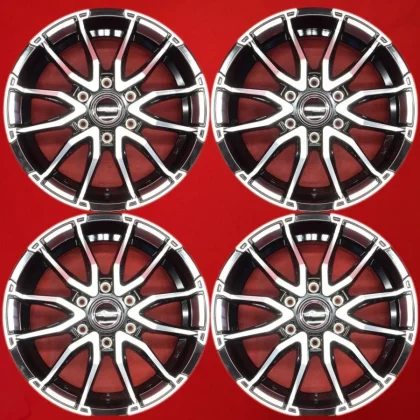 JDM Used Flex DELF-06 wheels approximately 60mm deep 4Book 7.5J 18PCD1 No Tires