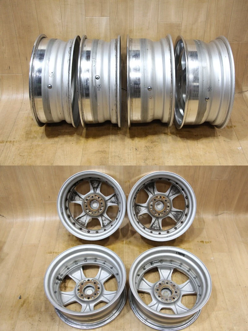 JDM C39 deep rims rare Fabless PROFOUND 15x5.5J+38 6.5J+38 PCD110 PCD1 No Tires - Image 10