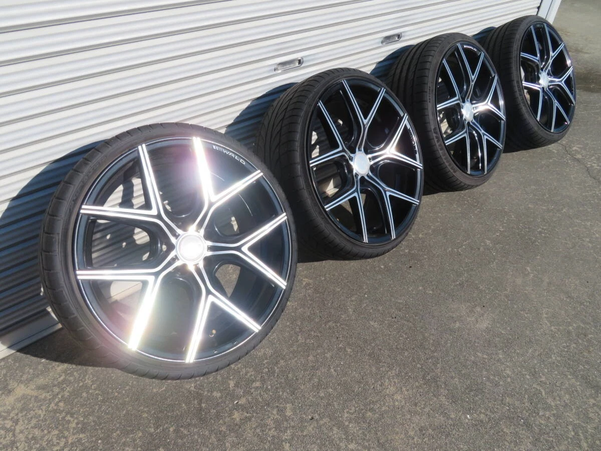 JDM 225/35ZR20/245/30ZR20 WALD ILLIMA Ilima 208.5J/9.5J/CD114.3 +33 No Tires - Image 2