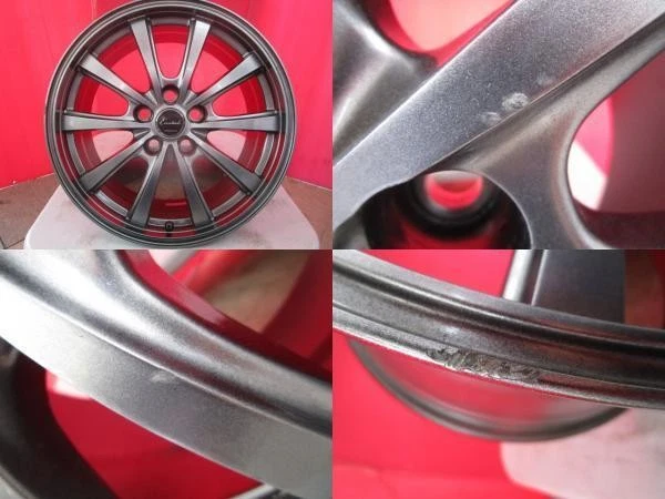 JDM 4BookSET Used Wheels: EURO TECH 8.0J+35 5H-120 Roadstone N8000 202 No Tires - Image 2