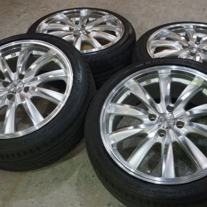 JDM A Delivery 2013 Leonis CX 17 deep rims 4H100 7J+45 195/45R17 for F No Tires