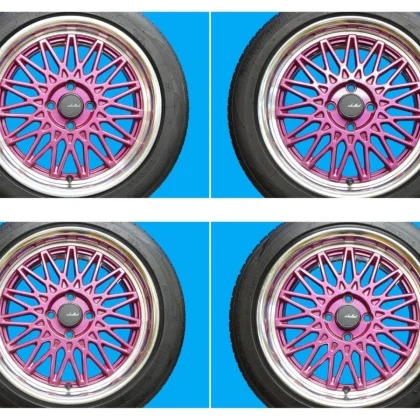 JDM AME Sharen OSS + Toyo 16-inch 7J +35 8J +38 4-hole PCD100 195/50 No Tires