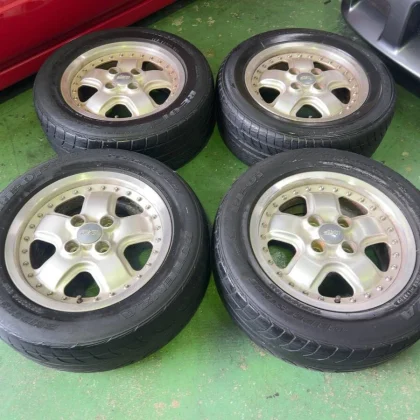 JDM DEEPSRACING Nothing Limited MUGEN MR-5 146J +38 PCD100 4-Piece Set No Tires