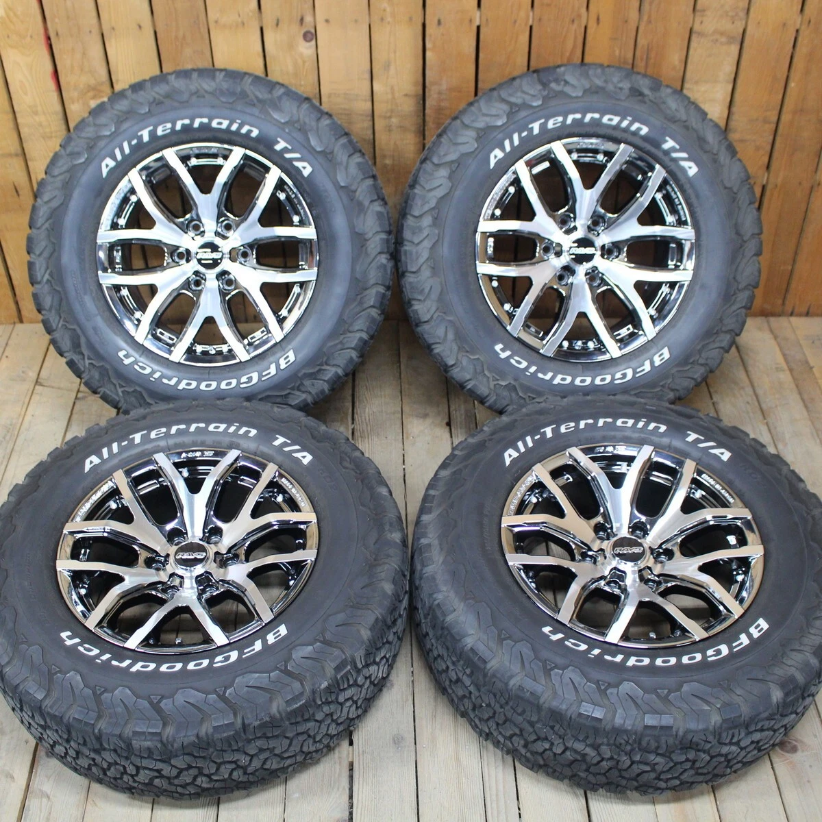 JDM Individual Hilux FJ Cruiser Prado etc. 17 RAYS Daytona F6 GAIN BFG No Tires - Image 2