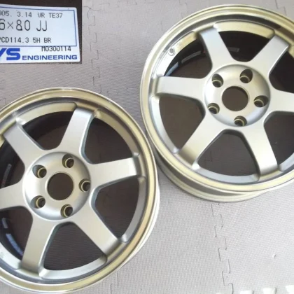 JDM 2Book only RAYSforging TE37C 16 inch OFF +42-8J-PCD114.3-5H Civic No Tires