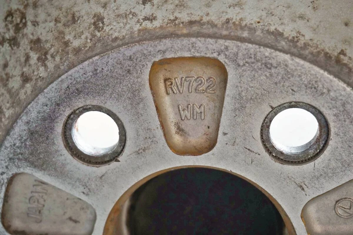 JDM Forged lightweight Subaru genuine option BBS RV722 17in 7J +48 PCD No Tires - Image 7