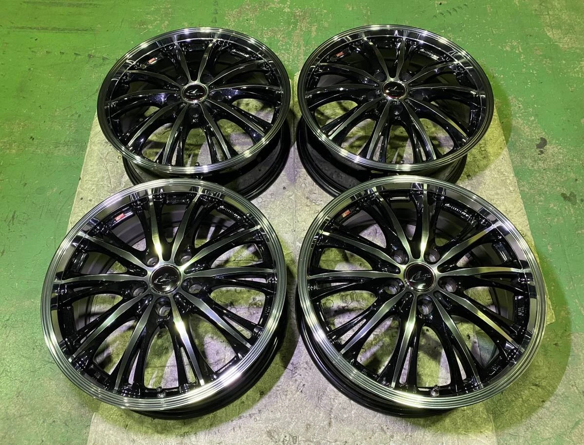 JDM Weds Leonis RT 17LEONIS 6.5J +52 PCD114.3 5H 4-Pack Set for Noah V No Tires