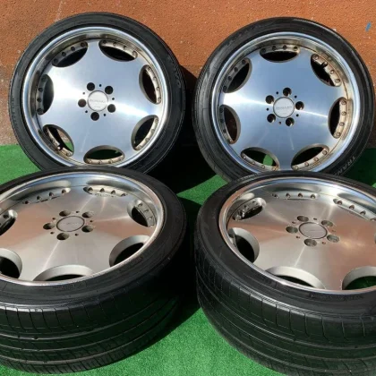 JDM AME SHALLEN 4Wheels 19x8.5+43 5x114.3 Square No Tires