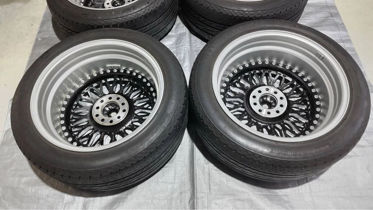 JDM Wheels: SSR Professor Mesh Under 18-inch +49. Tires: Bridgestone L No Tires - Image 8
