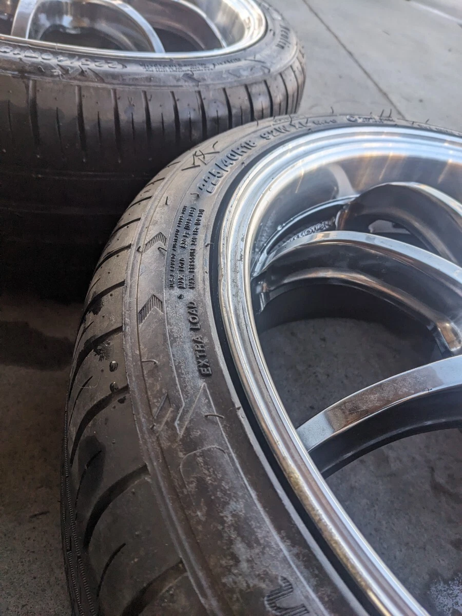 JDM WORK EMOTION D9R 4-Piece Set for BMW 18-inch 8.5J PCD120 5H 5-Lug No Tires - Image 7