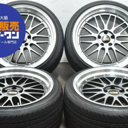 JDM Used BBS 4-Book Set 2010.0J x 20 +25 PCD 114.3 245/35R20 95W with No Tires