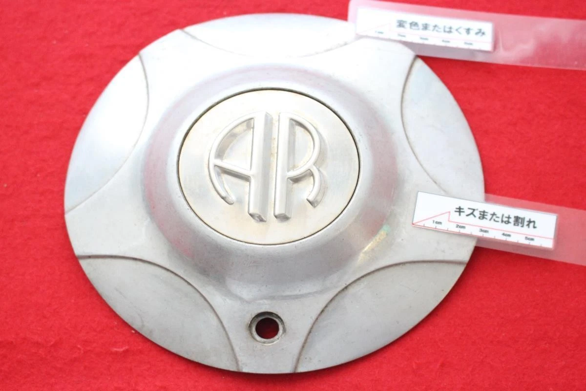 JDM 1 sheet American Racing aftermarket used wheel center plate center No Tires - Image 4