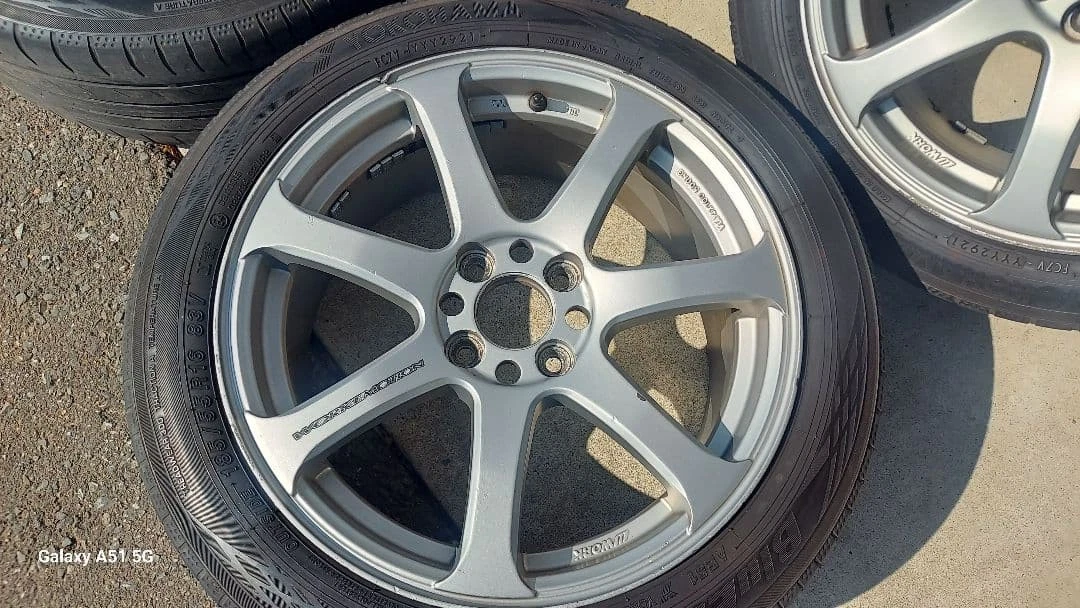 JDM workemotionT7 167J +42+50 4/100 No Tires - Image 5