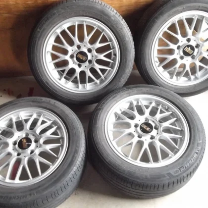 JDM BBS forging RG-F 16-inch OFF +48-7J-PCD112-5H Bonus Tire 205/55R16 No Tires