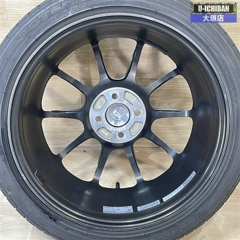 JDM Aqua for Roadster RF E12 Note etc. RAYS VOLK ZE40 7-17+48 4H100 Br No Tires - Image 7
