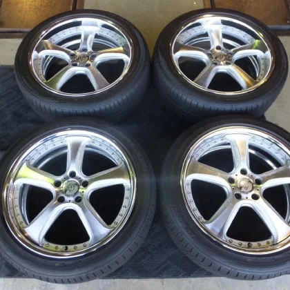 JDM As-is 4-Book Set 2021 Dunlop Le Mans V 2021 SSR Vienna Kairos 8.0J No Tires