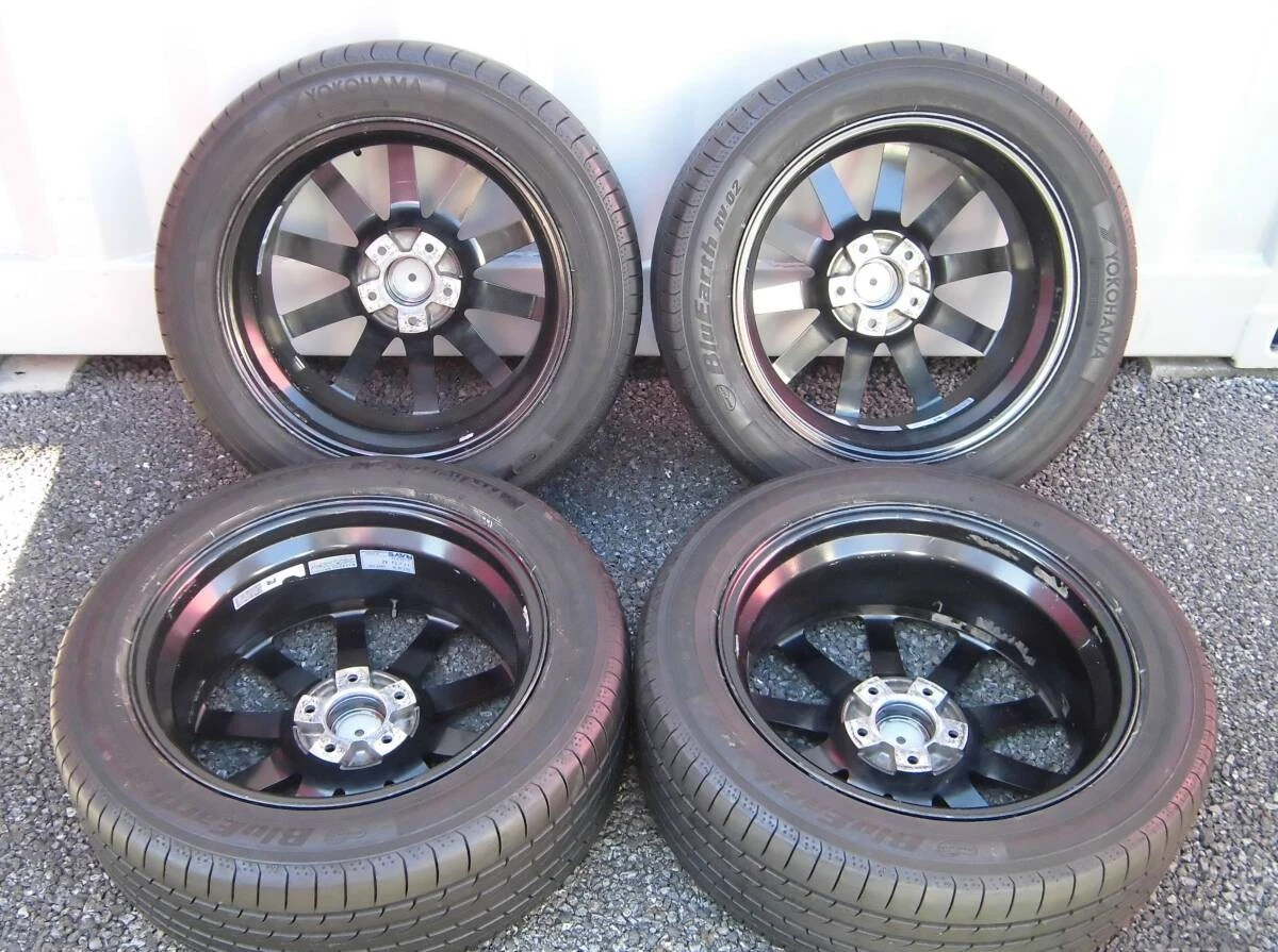 JDM C28/Serena/RAYS ECO drive GEAR SUPER ECO + Yokohama Blue Earth RV- No Tires - Image 2