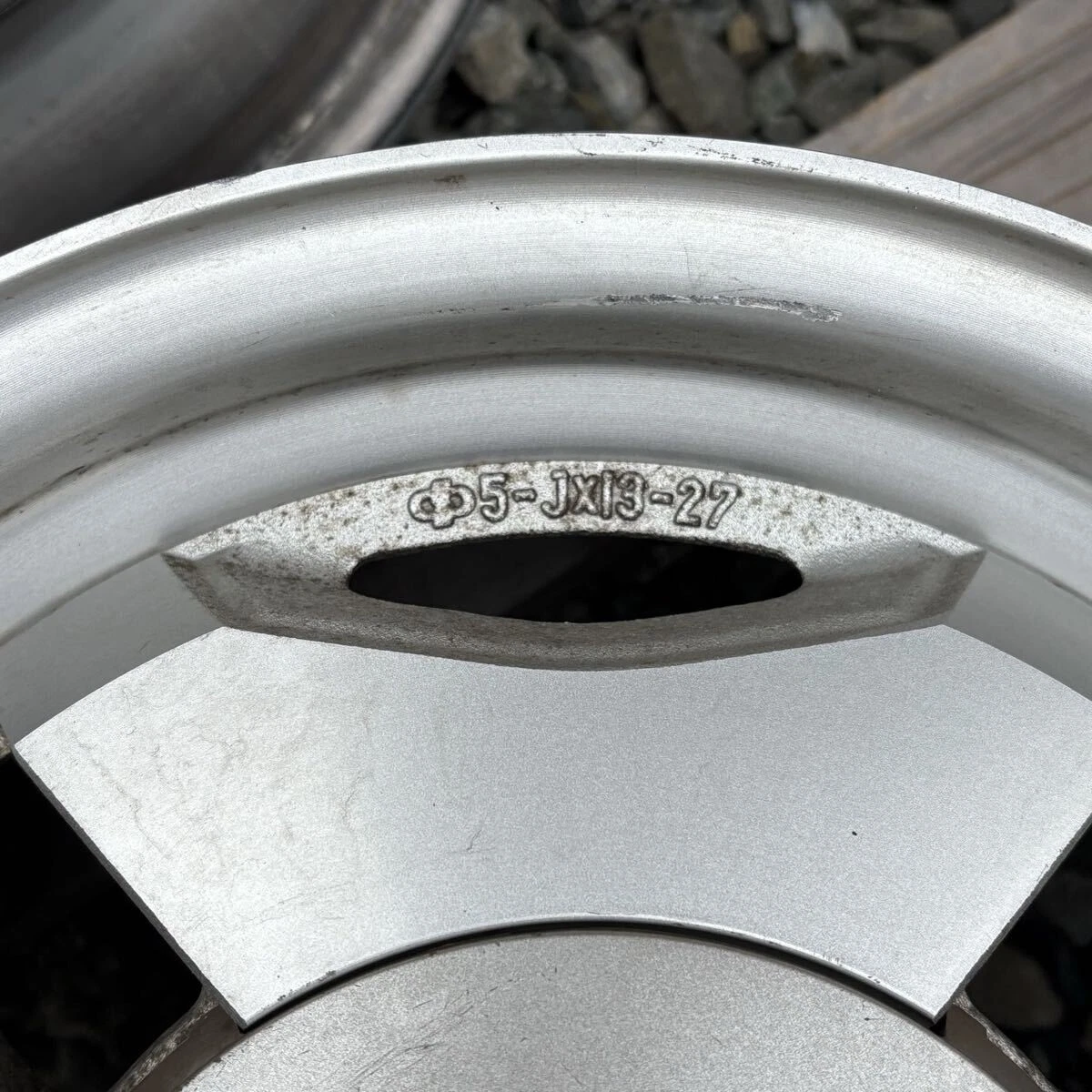 JDM A1 Toyota AE86 Genuine 5J 13-inch Wheels 4-Piece Set Offset 27mm No Tires - Image 4