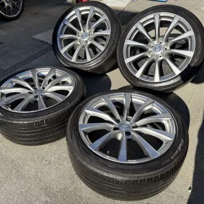 JDM Rare V36 Skyline OEM MATforging Infinity G37 225/45R19 245/40R19 4 No Tires