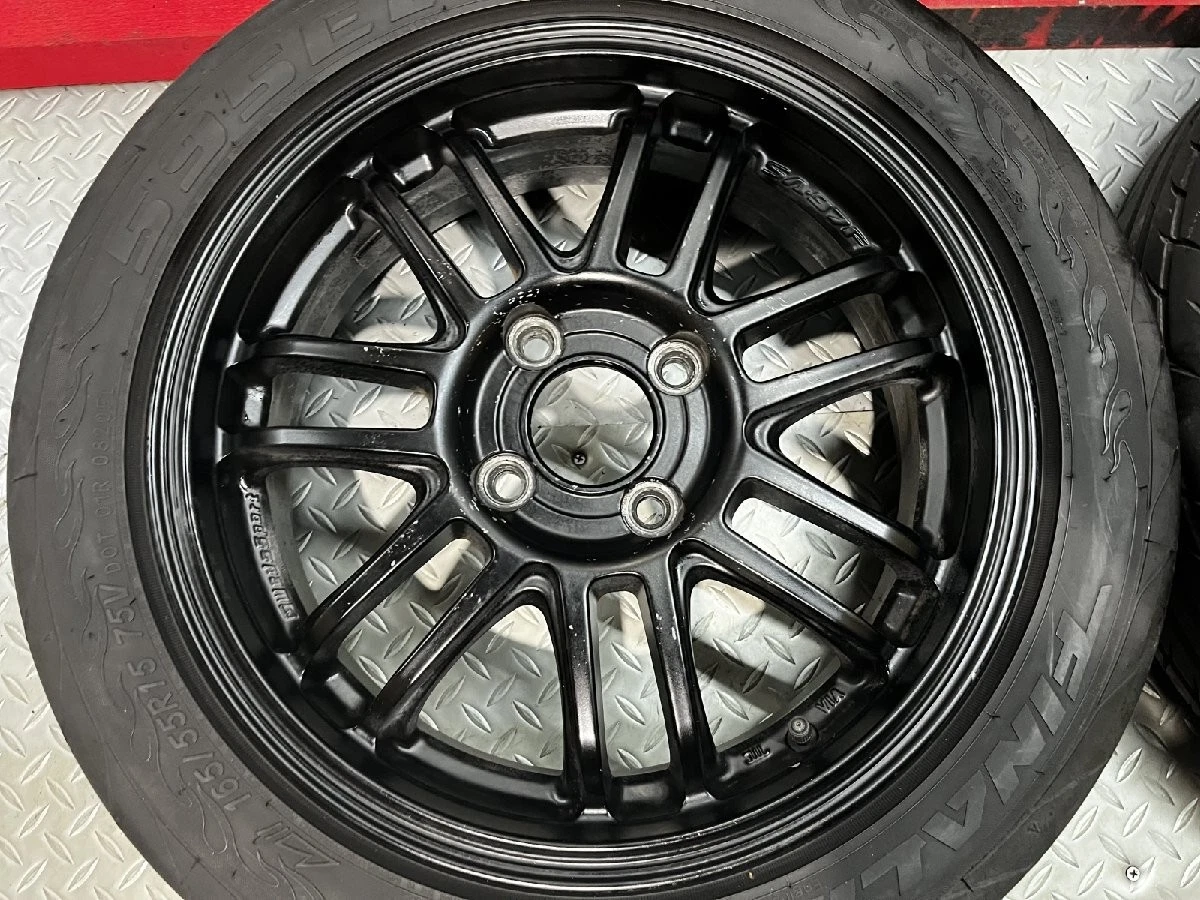 JDM Short-distance FINALIST 165/55R15 summer tires Weds Sports SA-97F No Tires - Image 4