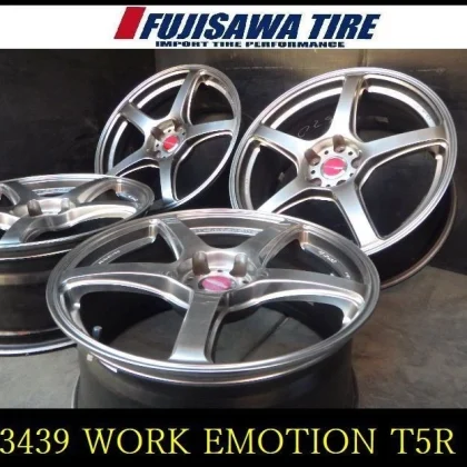 JDM 3439 A WORK EMOTION T5R19x8.5J 5-hole 114.3 +454-wheel WORK No Tires