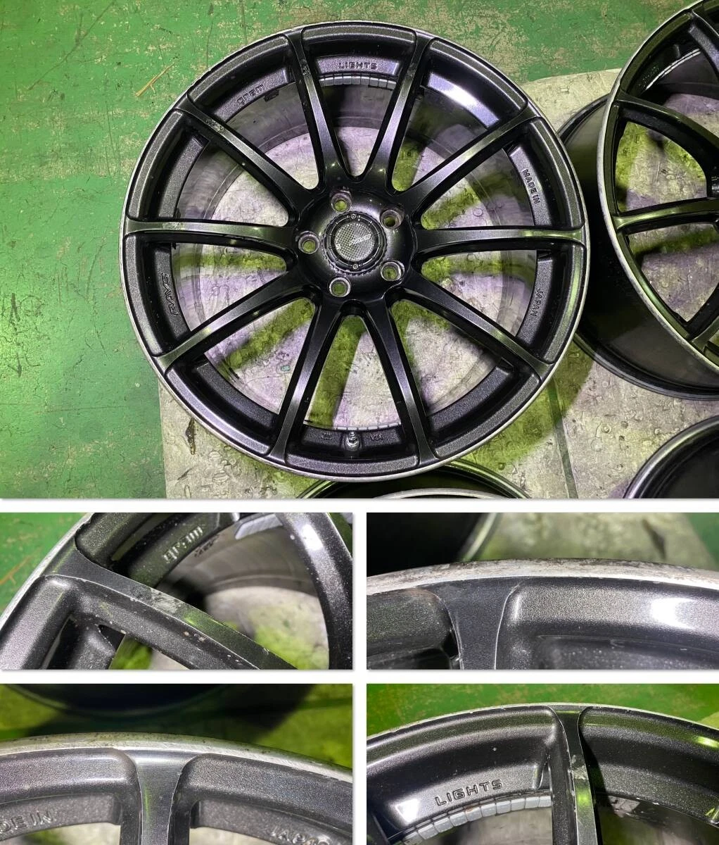 JDM RAYS gram lights 57Transcend 19Rays Gra Village Lights 8.5J +45 9. No Tires - Image 4