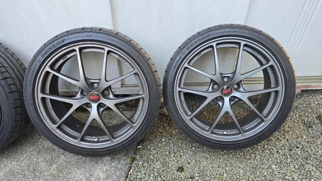 JDM STI Performance Wheels BBS DIREZZA DZ102 18-inch Set No Tires - Image 3