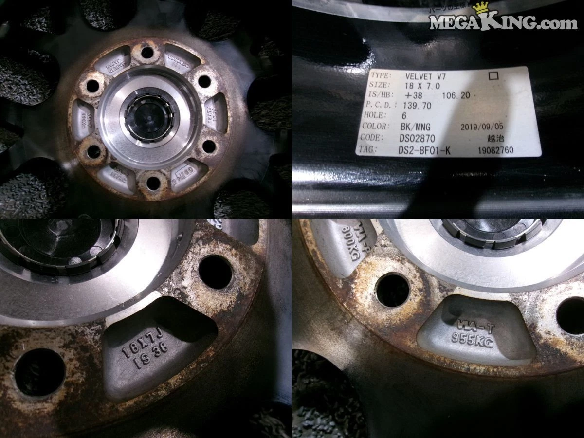 JDM Dynasty VELVET V7 18-inch wheels 7J+38 6-hole PCD139.7 for Toyota No Tires - Image 9