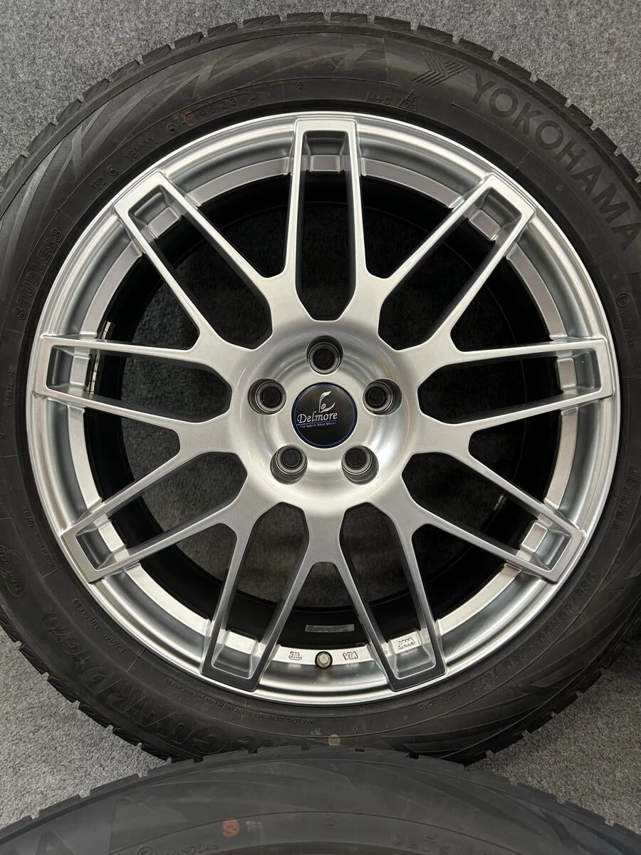 JDM 235/50R20 Yokohama/iceGUARD/iG70 tires 2023 Weds Delmore 208J +35 No Tires - Image 2