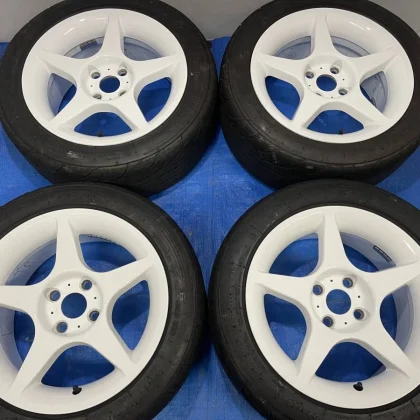 JDM Rare Speed ​​Dry MIM Ultimo 15_7J+35 100/4 NANKANG_NS-2R195/50R15 No Tires