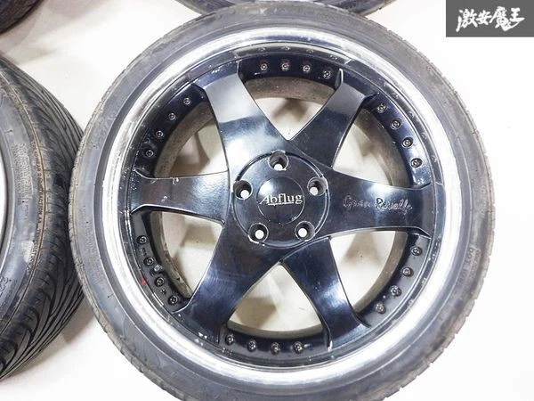 JDM Rare Abflug Goan Revalle 189J +29 5-hole PCD114.3 wheels for the Z No Tires - Image 3