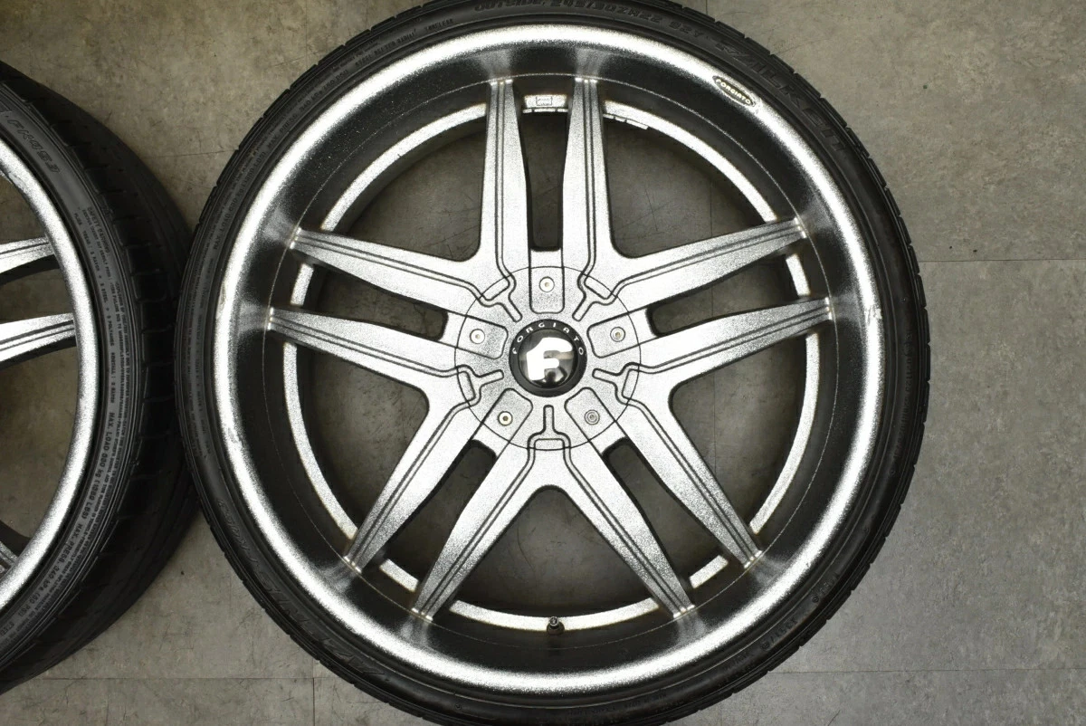 JDM Used FORGIATO 4-Book Set 229.0J x 22+15 PCD 114.3/120 245/30ZR22 9 No Tires - Image 5