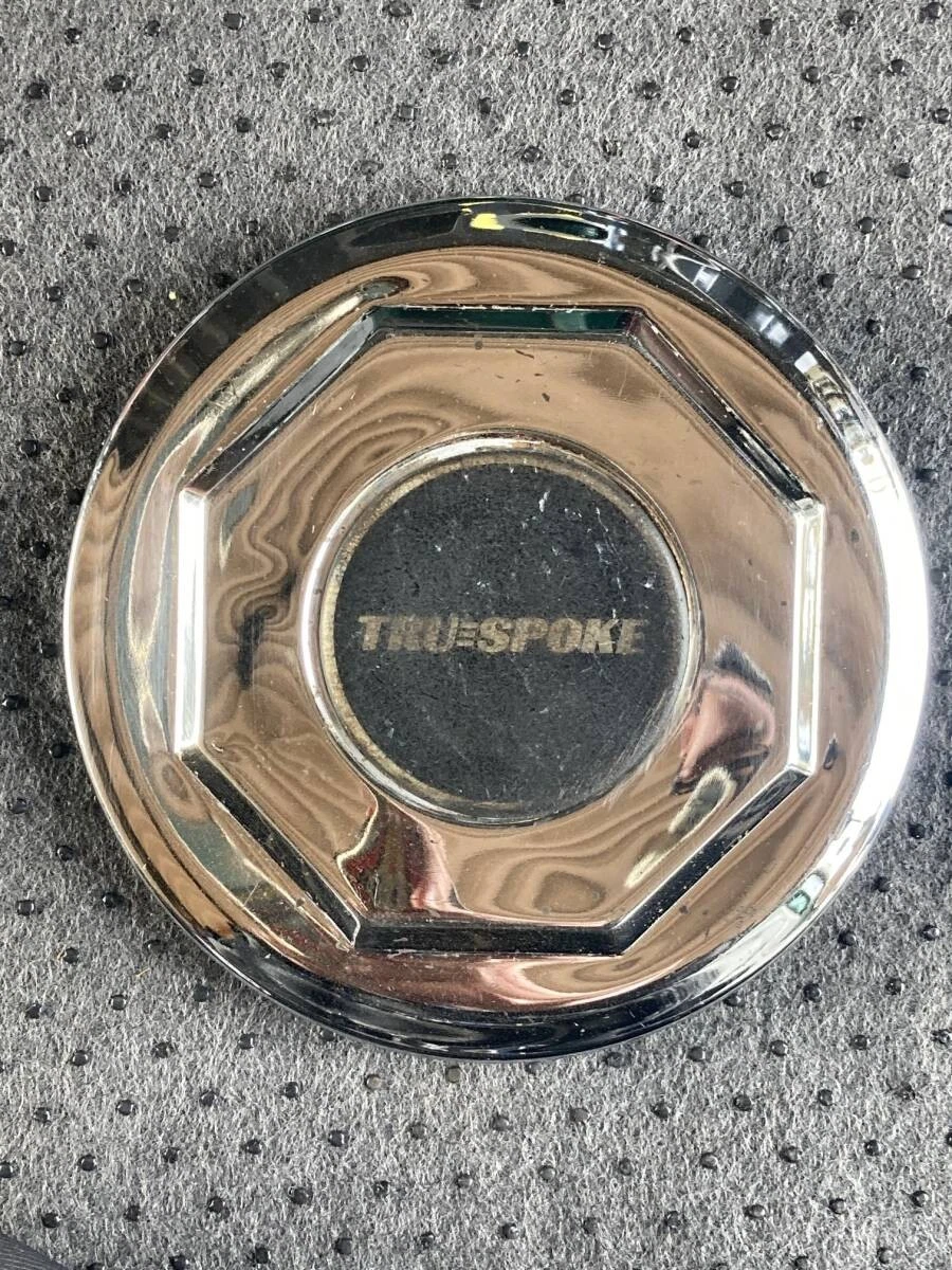 JDM Rare TRU SPORKE center caps pan type set of 4 for American Lowride No Tires - Image 4