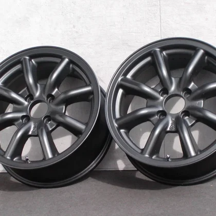 JDM Rare RS Watanabe 6.5J +33 PCD100 2-wheel set for Roadster bB Fit C No Tires