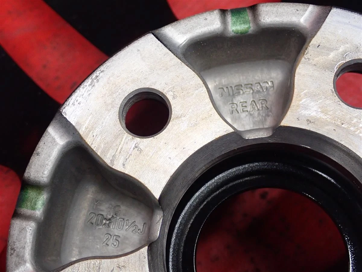 JDM Single item used rear wheel forging lightweight for NISSAN GT-R R3 No Tires - Image 8