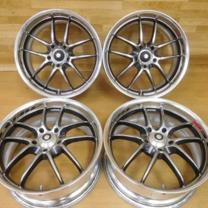 JDM 15-230Deep rim Work Meister S2R18in8J+43crown for Mark II Estima S No Tires
