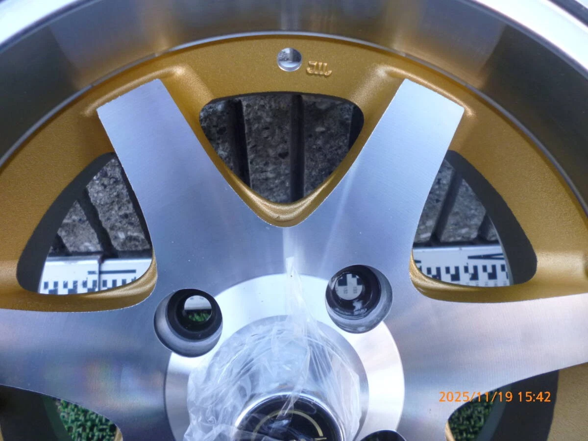 JDM CAPONE 7-Bx14 14x7J 114.3 4-hole 4-Book deep rim 4-Individual old No Tires - Image 8