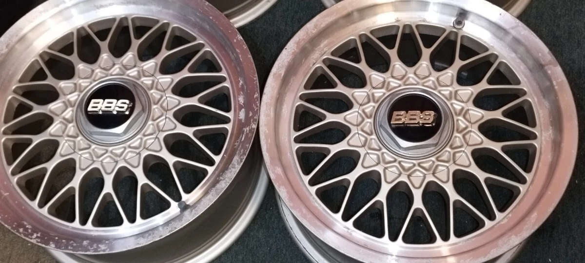 JDM BBS RG031 7J 15GESCHMIEDET forging 45mm offset with cap deep rim - Image 2